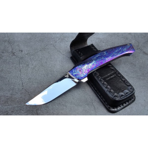 ENIGMA авторський складаний ніж ручної роботи Androshchuk Knives, сталь S125V, 65 HRC. Photo 2